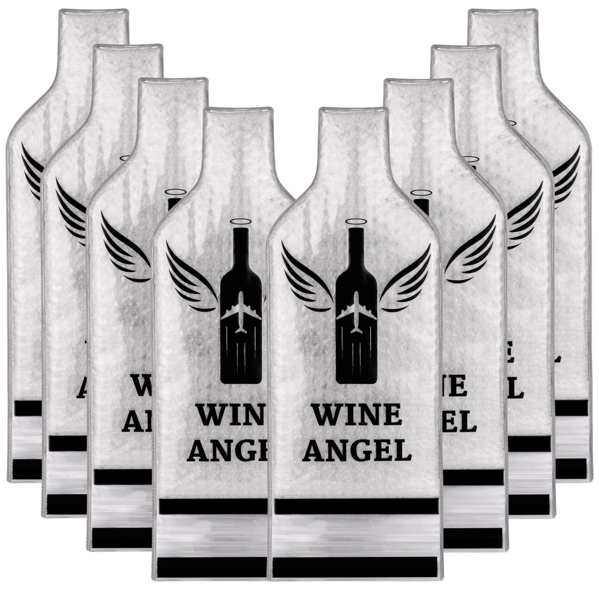 AOZITA wine bag triple protection outer layer shields bottles during travel.