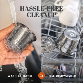 Apace Living easy-clean setup for quick rinse after use.