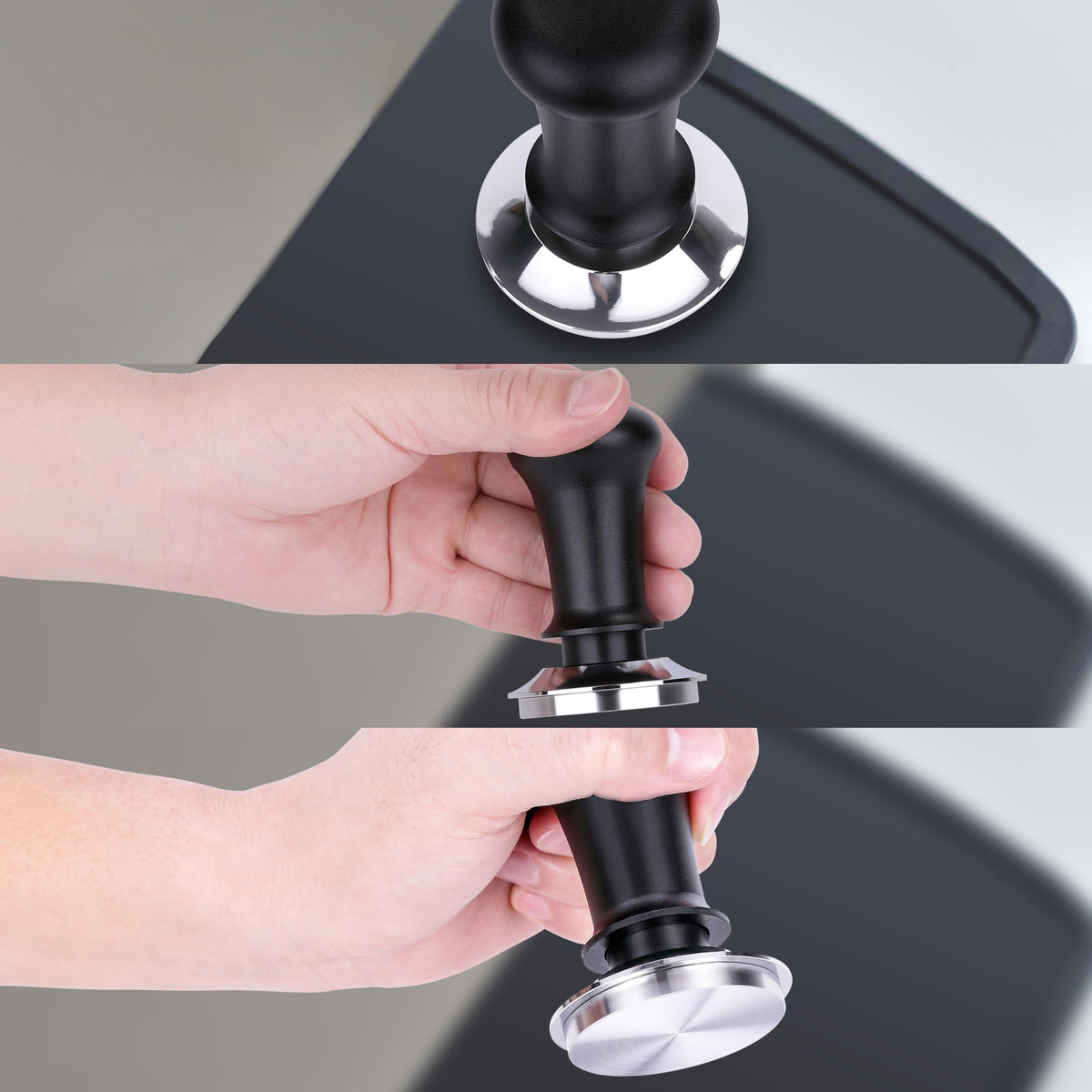Apexstone 51mm portafilter fit ensures even tamping for standard baskets