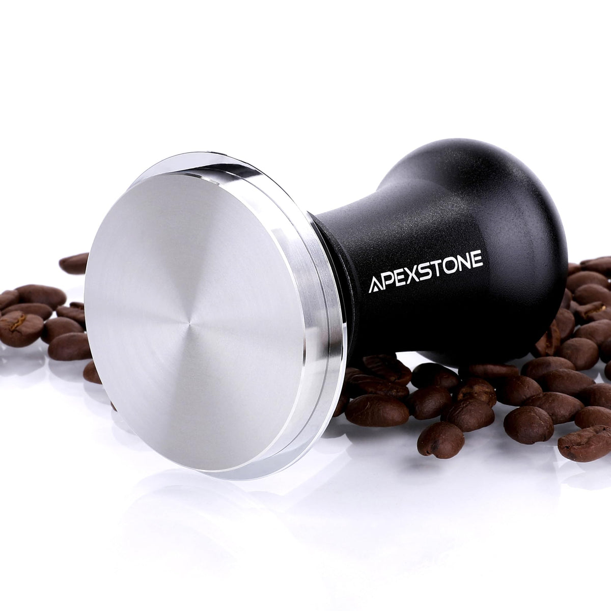 Apexstone ergonomic handle provides a comfortable grip during tamping sessions