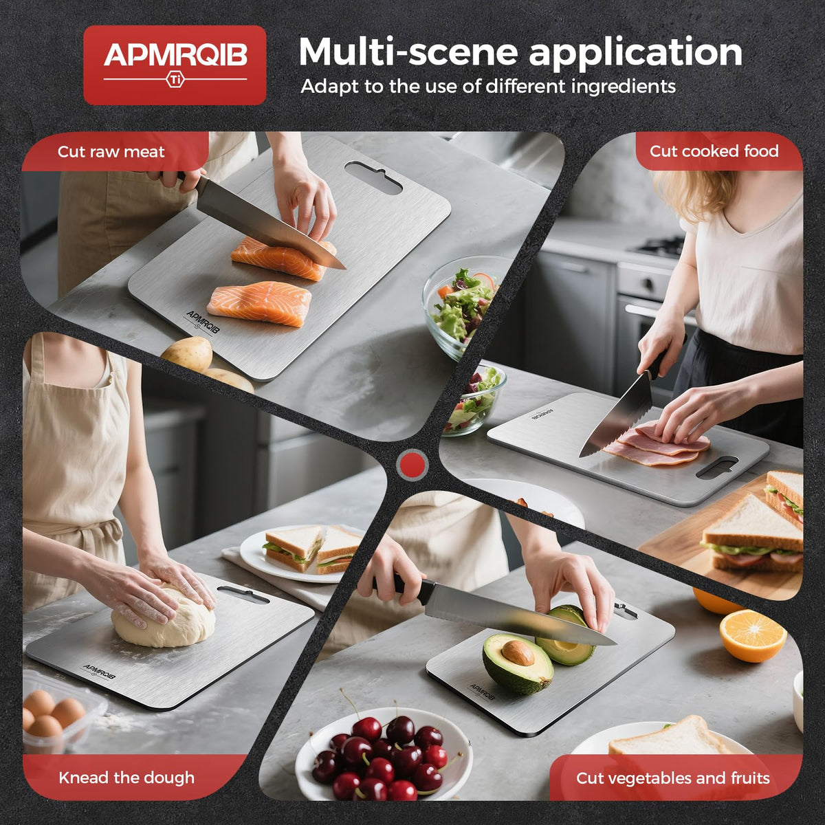 APMRQIB titanium cutting board gift packaging