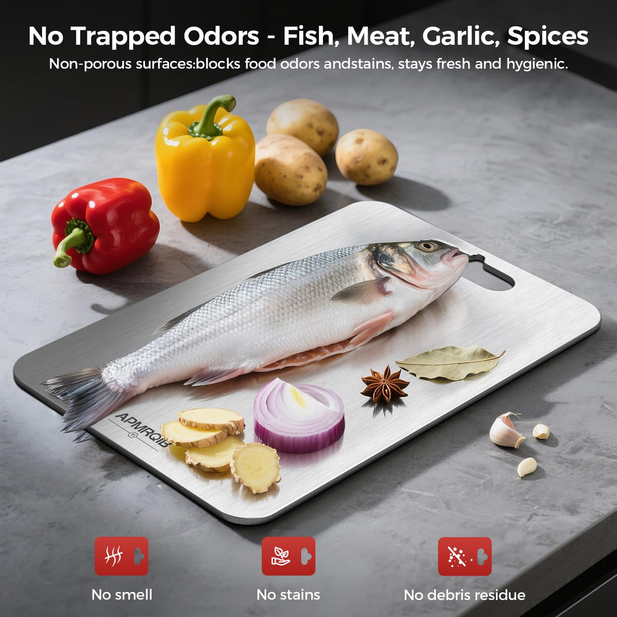 APMRQIB titanium cutting board gift-ready packaging, ideal for holidays