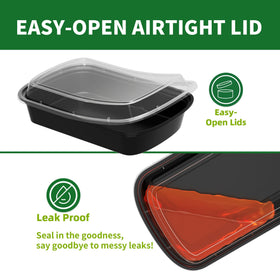 12oz APSIC portion containers ideal for single servings and meal prep.