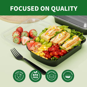 APSIC bulk pack catering containers for efficient meal prep