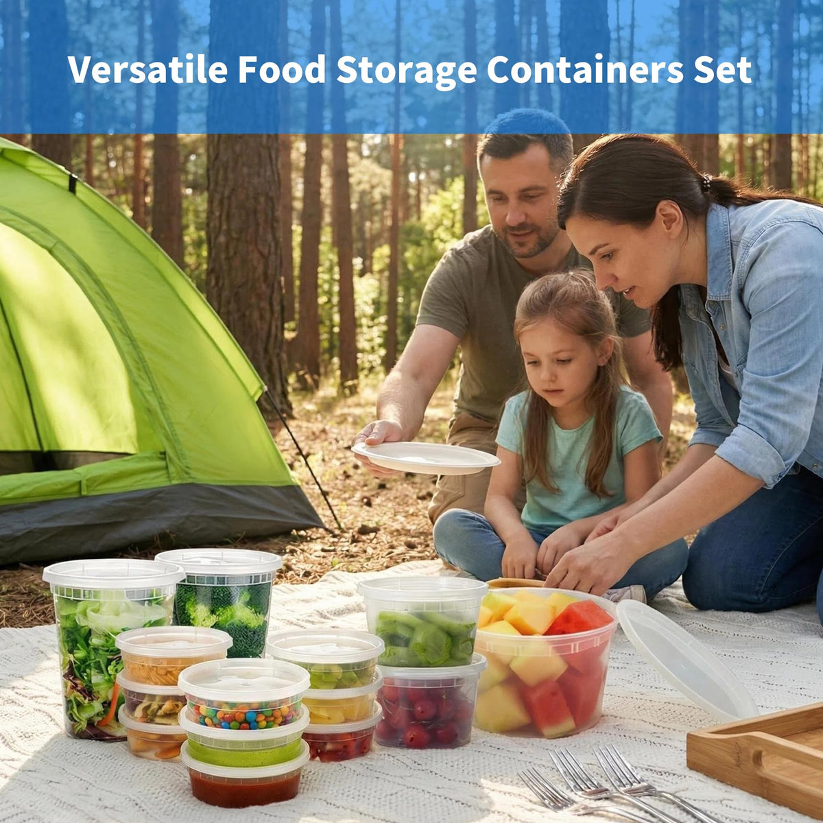 APSIC stackable 64oz deli containers saving space in prep areas.