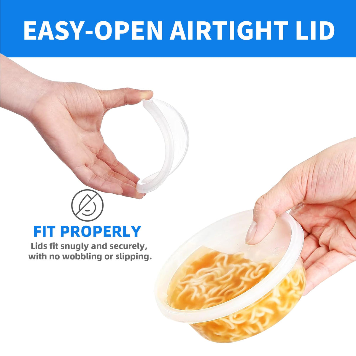 APSIC translucent deli container enables quick content checks.