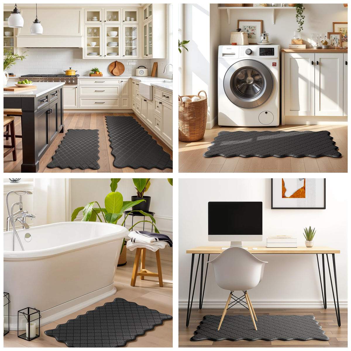 Arenarug indoor-outdoor kitchen mat suitable for multiple spaces.