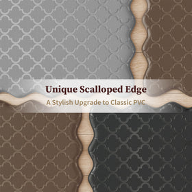 Arenarug upgrade scalloped kitchen mat 17x47 adds style and soft footing for prep areas.