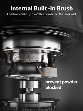 Aromaster anti-static bin close-up reduces mess