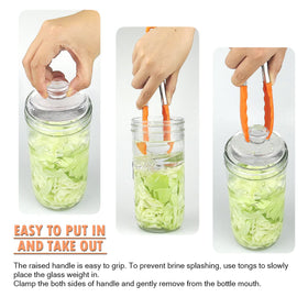 Artcome durable glass weights designed for long-lasting home fermentation.