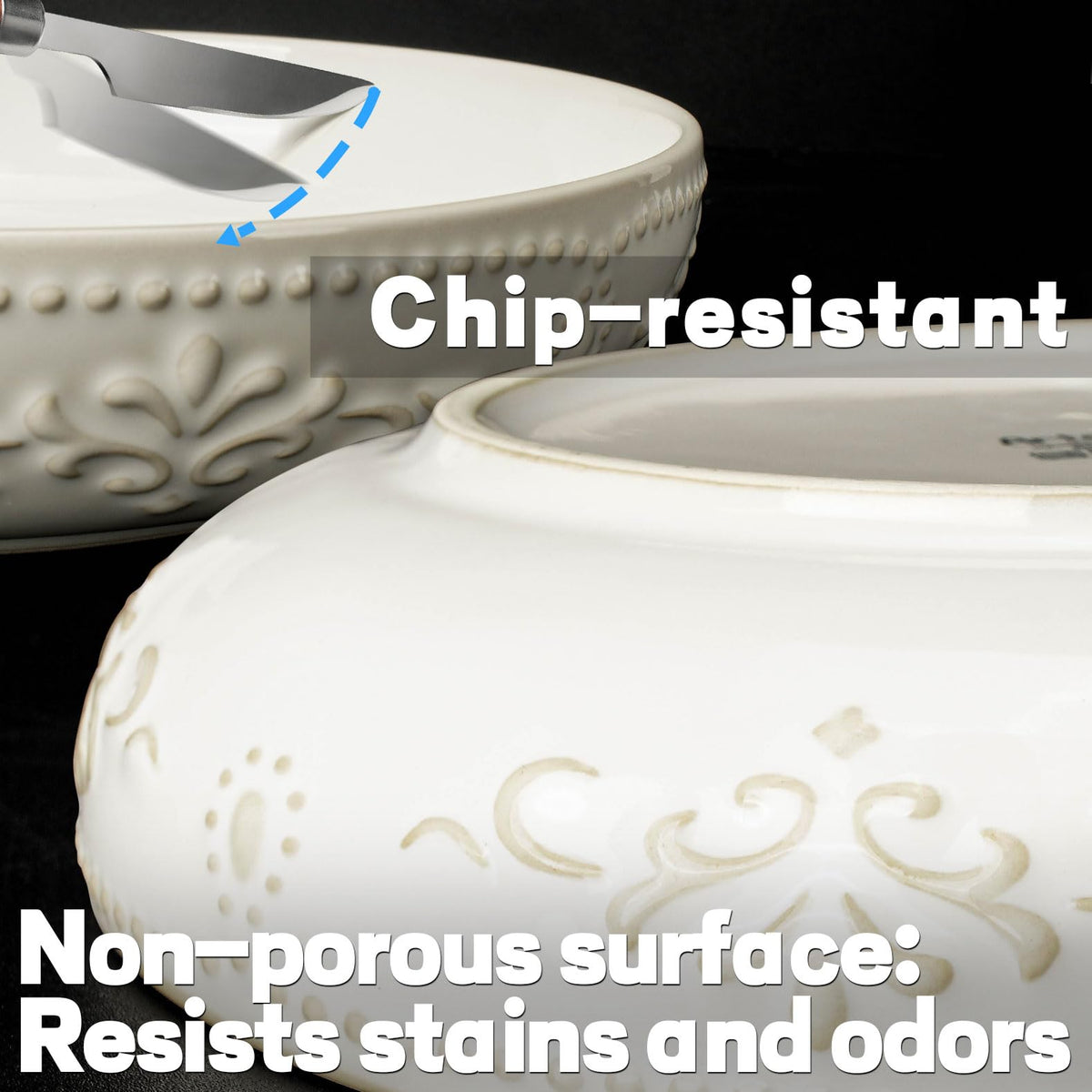 Artena microwave and dishwasher safe for easy cleanup
