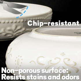 Artena microwave and dishwasher safe for easy cleanup
