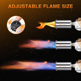 ARTFLAMM compact storage and safety setup for portable torch