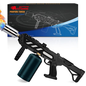 ARTFLAMM powerful propane torch gun ready for cooking or light welding.