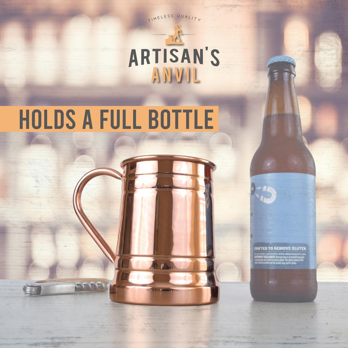 Artisan's Anvil 18 oz mug with bonus eBook offer.