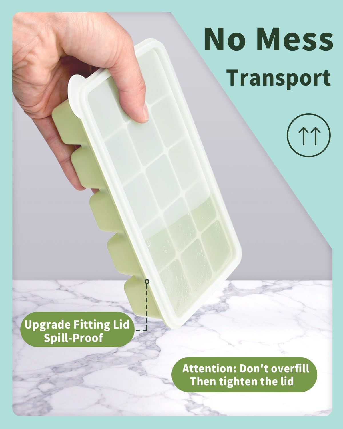 ARTLEO easy-release ice cubes release with a simple push.