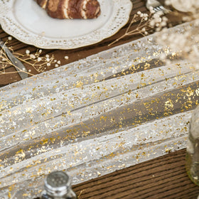 Artoid Mode glitter foil accents brighten holiday table settings