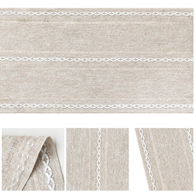 Artoid Mode easy-clean table runner resists fading and shrinking