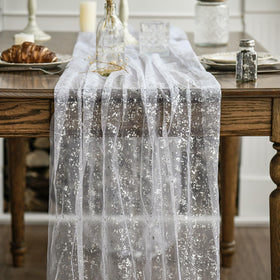 Artoid Mode glitter foil detail for wedding and celebration tables
