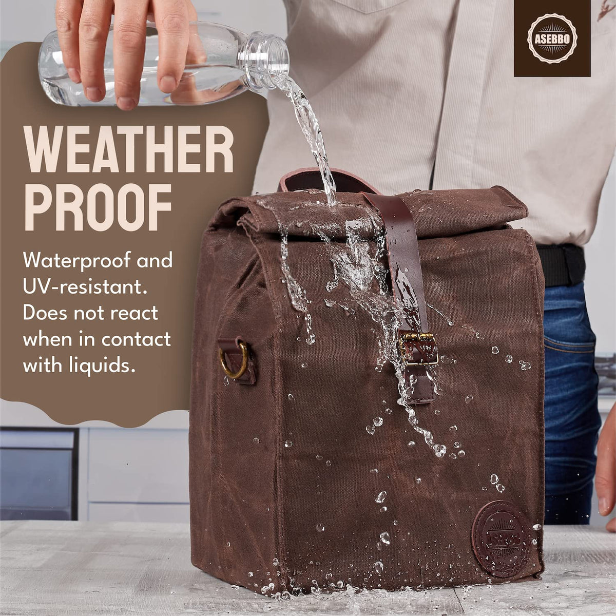 ASEBBO spillproof design makes cleanup quick after busy workdays.