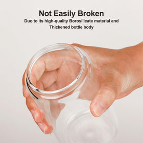 Heat and cold resistant glass ideal for beer, iced coffee, or juice with ASKIZ