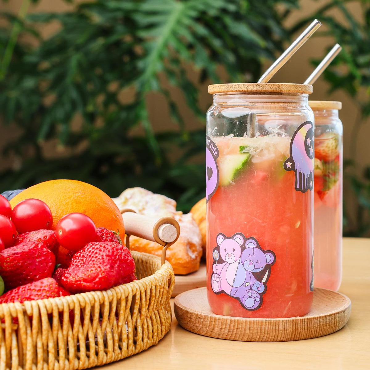 ASKIZ gift-ready glass cups set ideal for birthdays and celebrations.