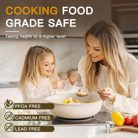 Astercook cream white finish adds subtle elegance to the kitchen.