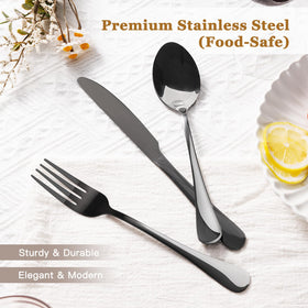 Astercook ergonomic handle design provides comfortable grip during meals.