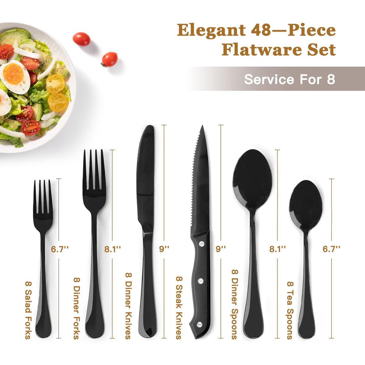 Astercook silverware makes a thoughtful gift with a durable warranty.