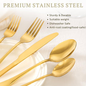 Astercook hand holding utensils communicates comfortable weight and balanced feel.