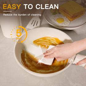 Astercook induction-ready compatibility shown on a smooth cooking surface.