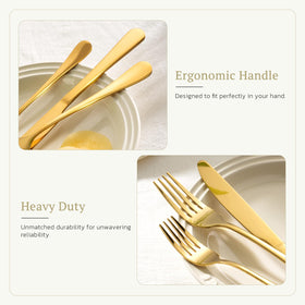 Astercook table setting with silverware illustrates elegant dining ambiance.