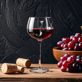 Astonlink personalized wine glass for birthdays and anniversaries.