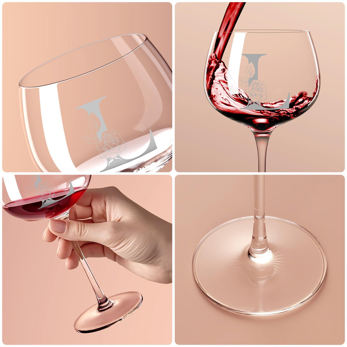 Astonlink elegant packaging for Mother's Day wine glass gift set
