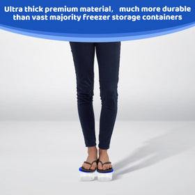 Atecare heavy-duty polypropylene container demonstrates durable performance for freezing and reheating.