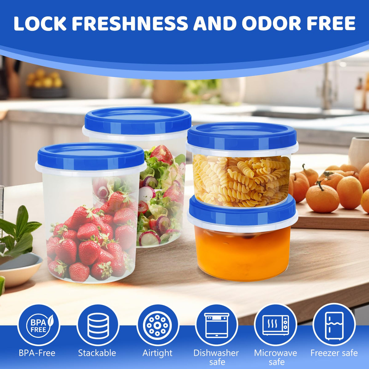 Atecare microwave-freezer-dishwasher-safe container for easy reheating and storage.