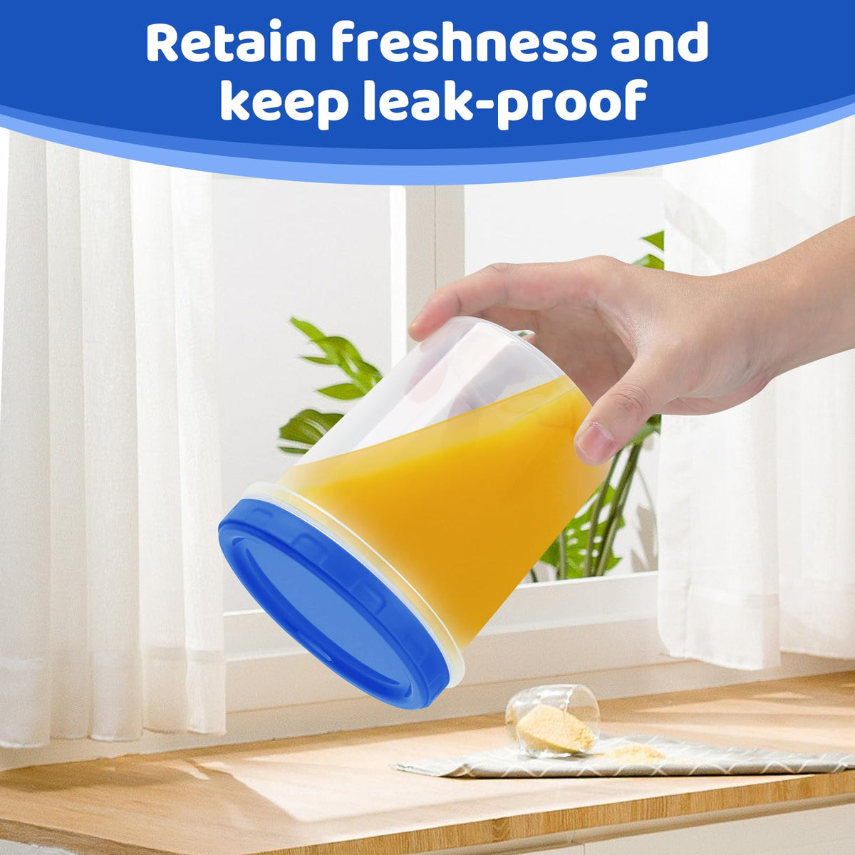 Atecare odor-resistant container keeps contents fresh and odor-free.