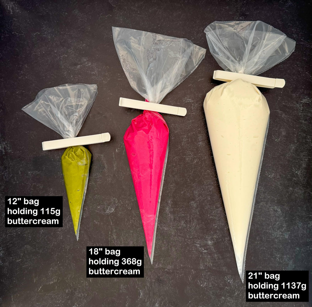 Ateco 4418 NuPlastiQ 21-inch piping bags for big batches and smooth piping.