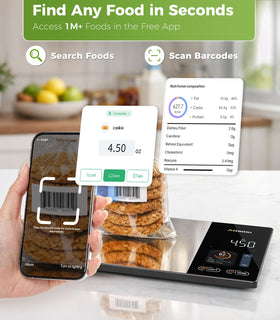 Atogou precision scale measures to 1 g for portion control