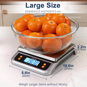 Atogou scale Tare and Counting functions enable precise container weighing and counting.