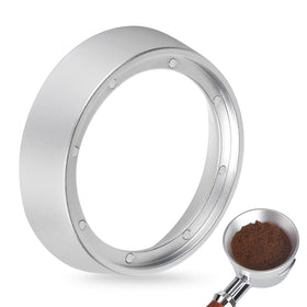 Attsky 58mm funnel with magnetic attachment on portafilter for secure dosing