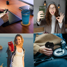 ATZNZIK gift-ready set of colorful mugs for everyday moments