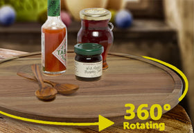AUAM lazy Susan rotating base for everyday meals and quick reach