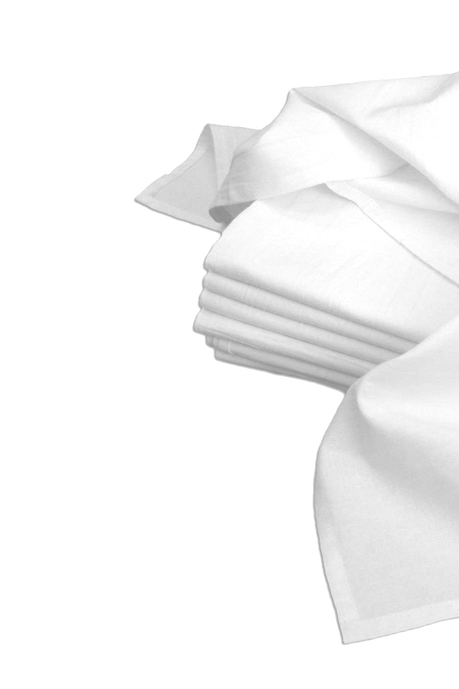 Aunt Martha's dish towels with hemmed edges, durable four-sided finish.