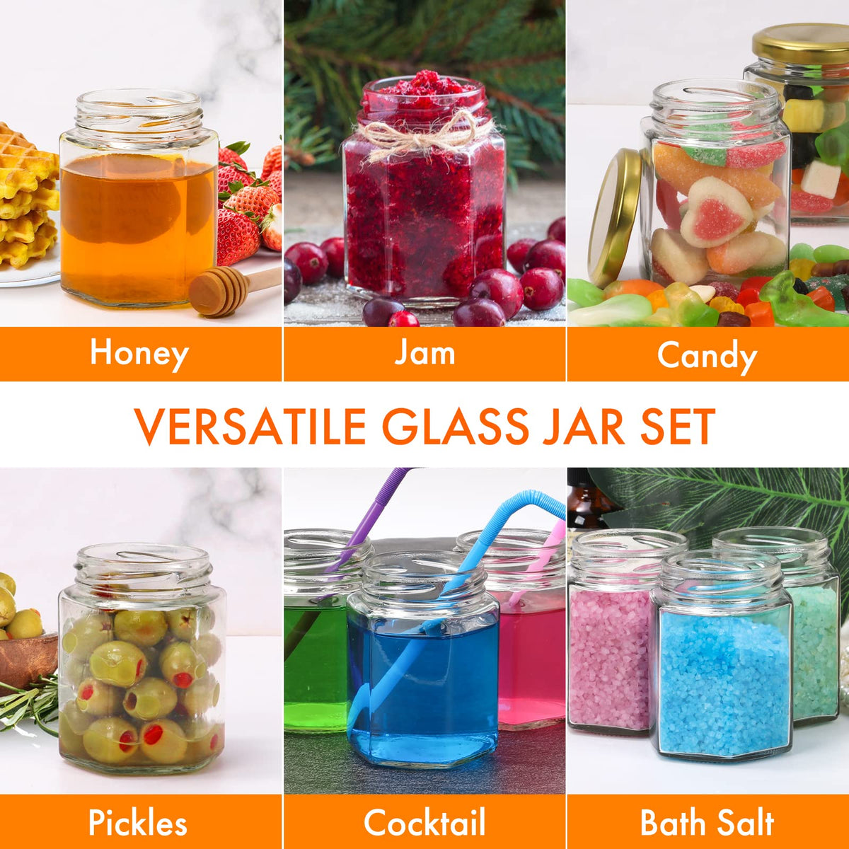 AuroTrends thank-you stickers pair with jars for gifting