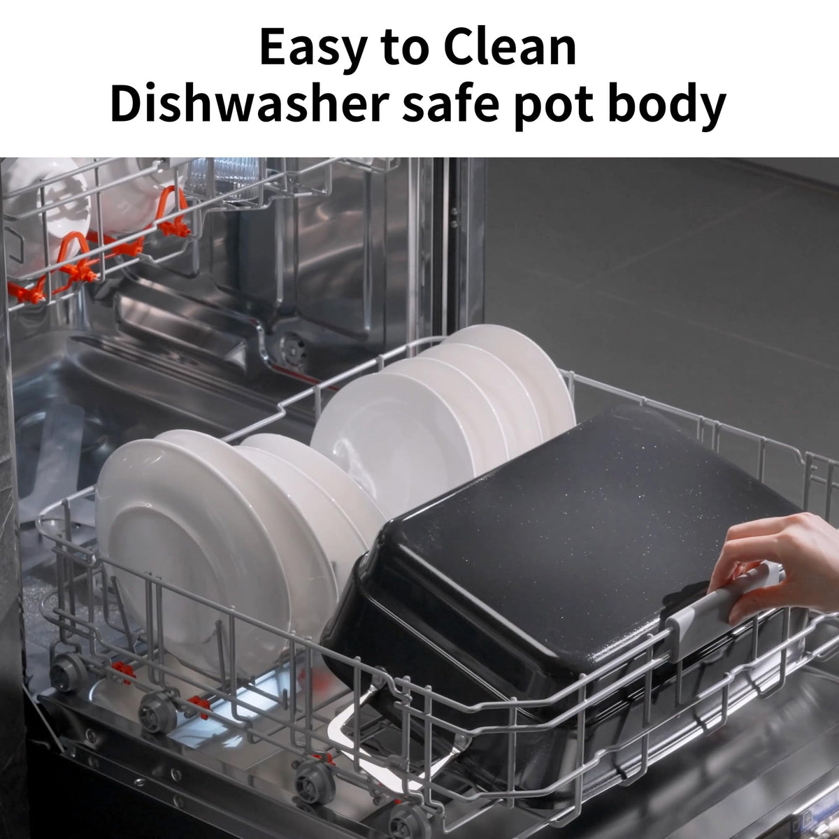 AUTUCU 450°F oven-safe base enables seamless transfer from cooktop to table.