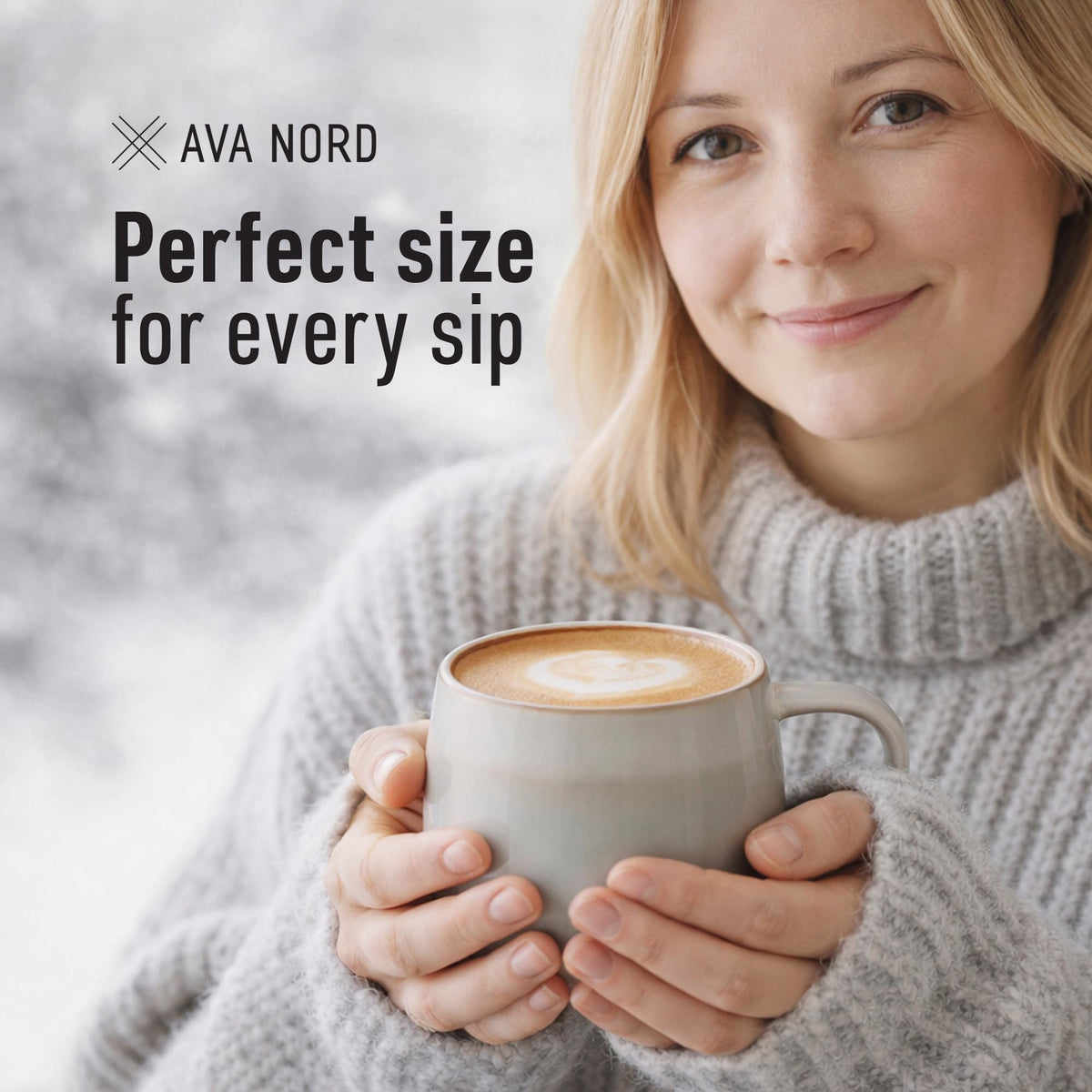 Microwave and dishwasher safe Ava Nord mugs ready for daily use