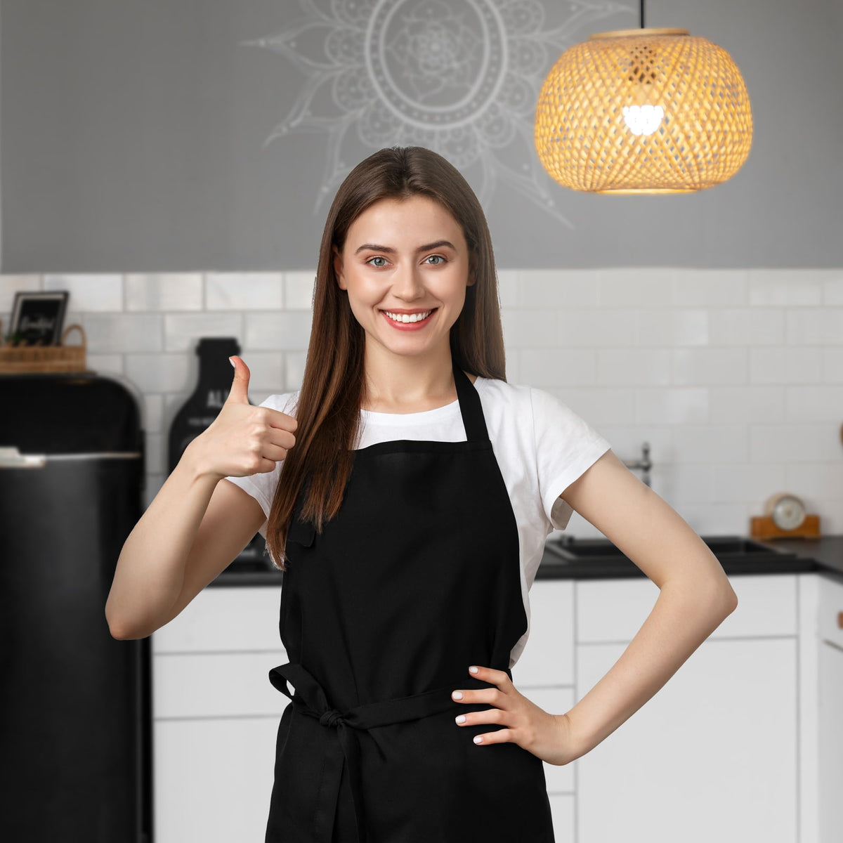 Avalon Kitchen chef-style grilling apron, sturdy and protective for outdoor cooking