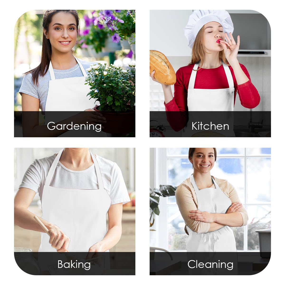 Avalon Kitchen commercial pack12 apron, ideal for bars and restaurants.