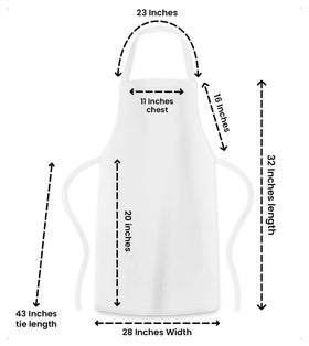 Avalon Kitchen grilling apron provides full coverage for outdoor cooking.
